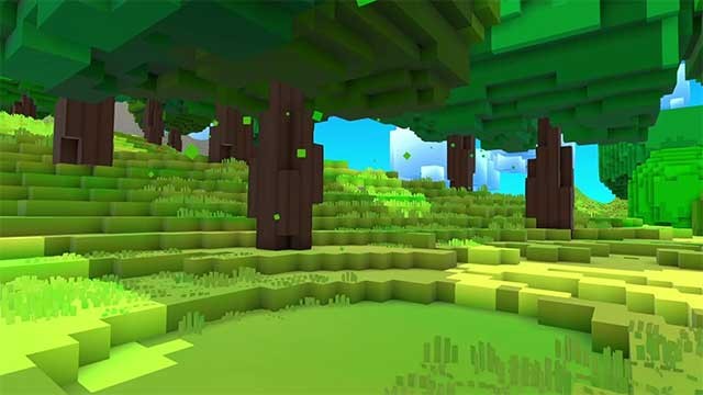 Thu thập các khối và xây dựng căn cứ ở bất cứ nơi nào bạn muốn