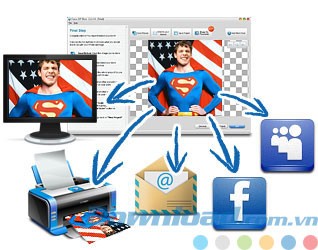 Chia sẻ ảnh nhanh với bạn bè