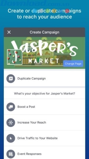 Tạo chiến dịch quảng cáo để tiếp cận khách hàng