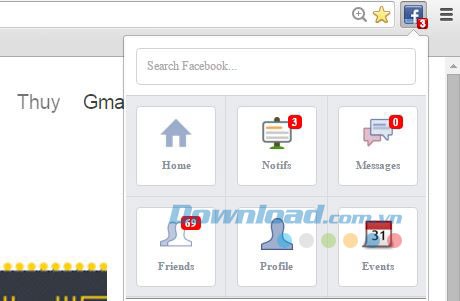 Facebook trên trình duyệt