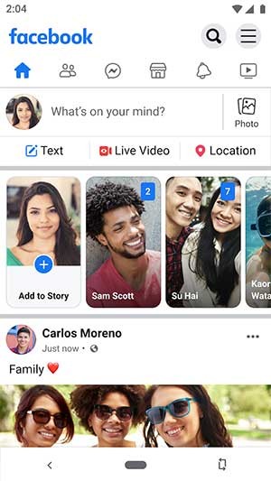 Giao diện thông thoáng