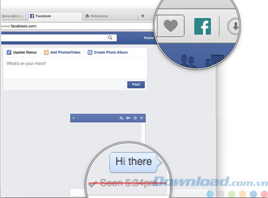 Facebook Seen Blocker cho Firefox