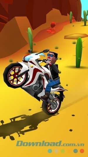 Faily Rider cho Android với nhiều tùy chọn xe và trang phục