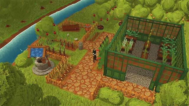 Quản lý trang trại riêng để dự trữ trái cây và rau quả tự trồng