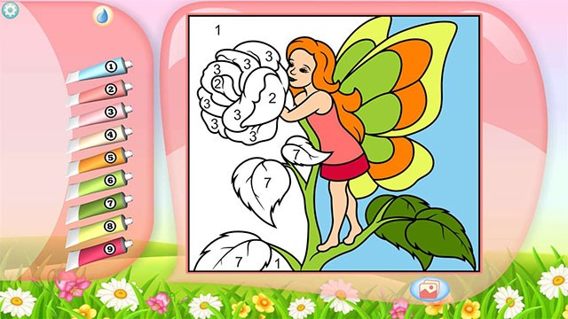 Fairies Coloring Book là ứng dụng tô màu trẻ em mang tính giáo dục cao
