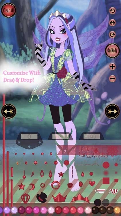 Fairy Tale High cho phép người chơi thay đổi màu sắc các item theo ý muốn