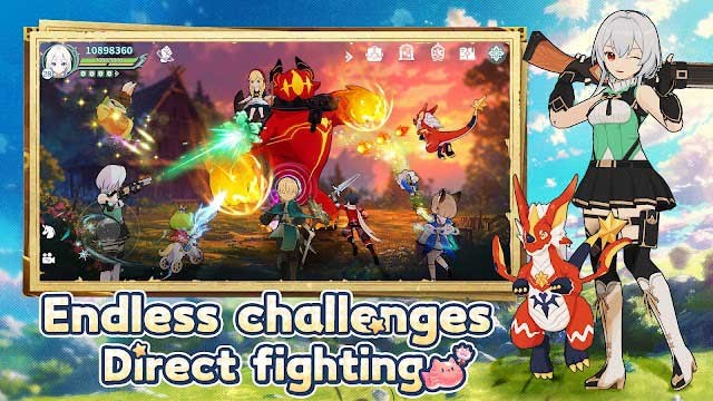 Tham gia các thách thức bất tận, chiến đấu trực tiếp