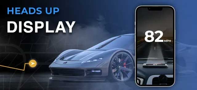 HUD giúp bạn sử dụng GPS Speedometer trong kính chắn gió ô tô