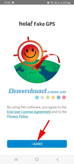 Cài đặt Fake GPS Location - Hola APK