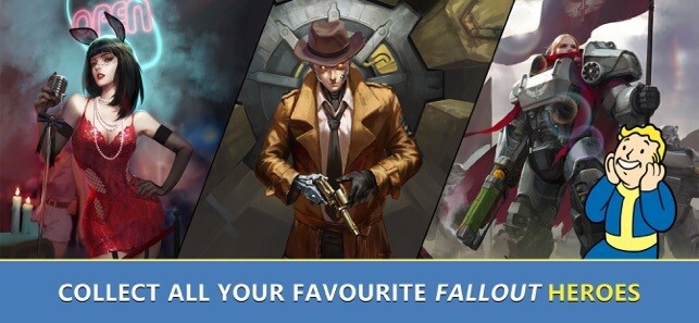 Anh hùng trong Fallout Shelter Online cho iOS