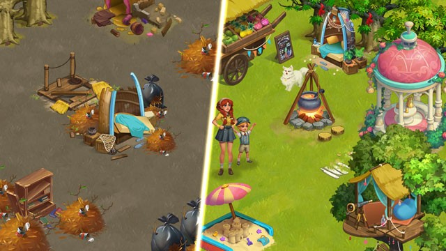 Xây dựng một ngôi biệt thự ấm cúng và trang trại gia đình