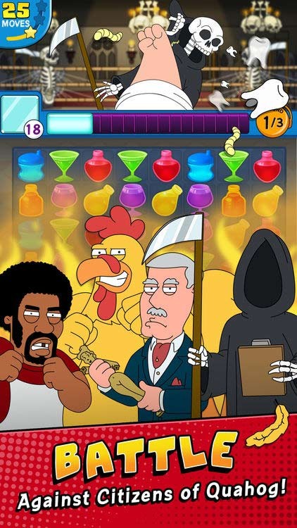 Chiến đấu chống lại cư dân thành phố Quahog