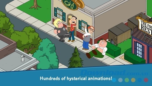Tải Family Guy: The Quest for Stuff cho iOS, bạn sẽ gặp gỡ hàng trăm nhân vật hoạt hình cực bá đạo