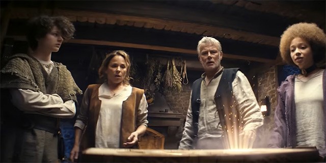 ...hành trình du hành thời gian đầy bất ngờ của họ bắt nguồn từ một bộ bài cổ bí ẩn.