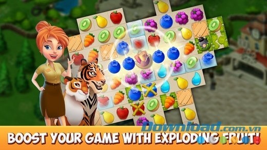 Tô điểm cho sở thú với các đồ vật trang trí