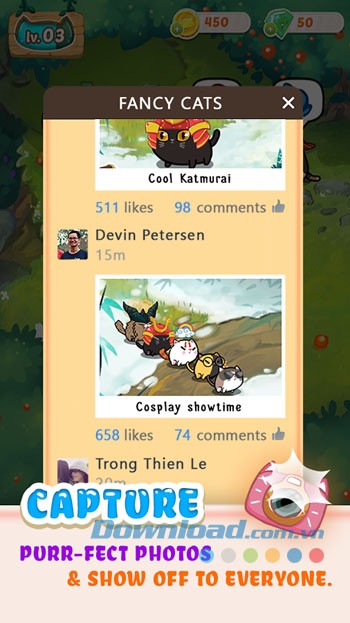 Chụp hình và chia sẻ với mọi người