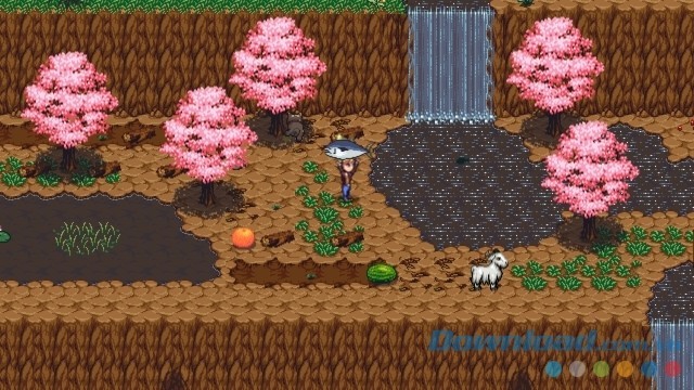 Tương tác với các động vật trong game nhập vai mới Fantasy Farming: Orange Season cho máy tính