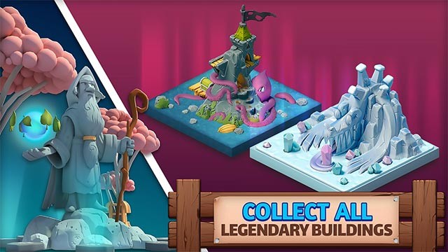 Thu thập mọi công trình huyền thoại trong Fantasy Forge game