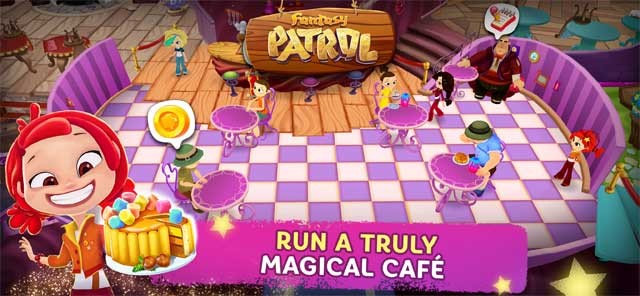Quản lý tiệm cà phê kỳ diệu với các cô gái từ series hoạt hình Fantasy Patrol