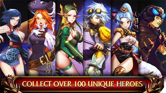 Thu thập hơn 100 anh hùng