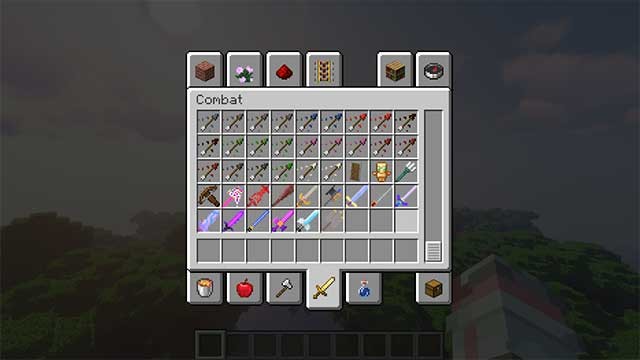 Fantasy Swords Mod sẽ thêm vào thế giới Minecraft rất nhiều loại kiếm đa dạng