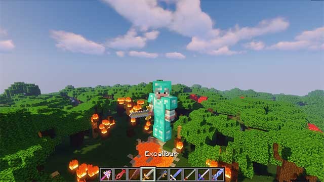 Bạn có thể dùng kiếm để săn bắn, thi đấu, chiến đấu với kẻ thù hoặc trang trí nhà