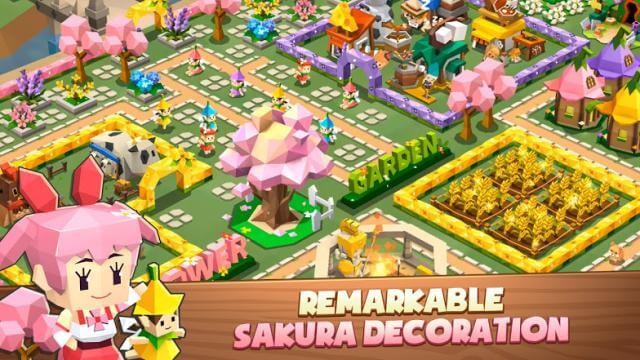 Trang trí và tái thiết thị trấn của riêng bạn trong game Fantasy Town