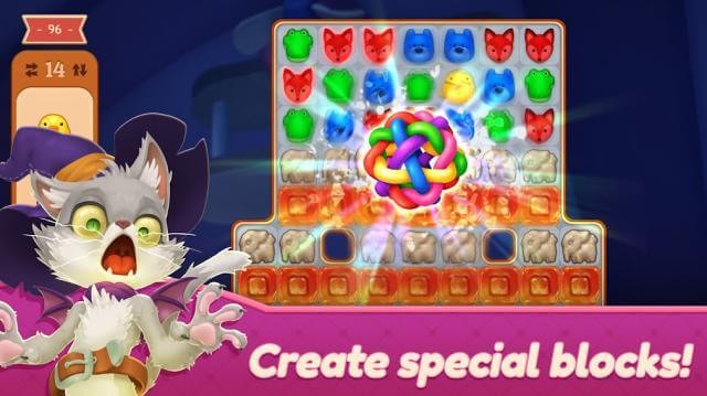 Tạo ra các khối đặc biệt giúp bạn dọn sạch màn chơi nhanh hơn