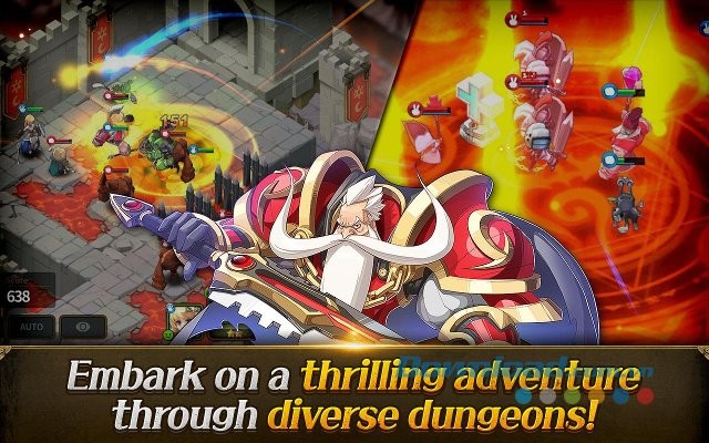 Hơn 180 ngục tối trong game Fantasy War Tactics