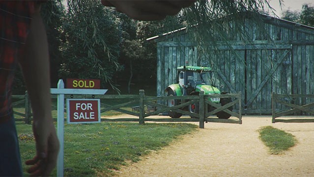 Bắt đầu chơi game Farm&Fix 2020 bằng cách mua 1 trang trại bỏ hoang, đổ nát
