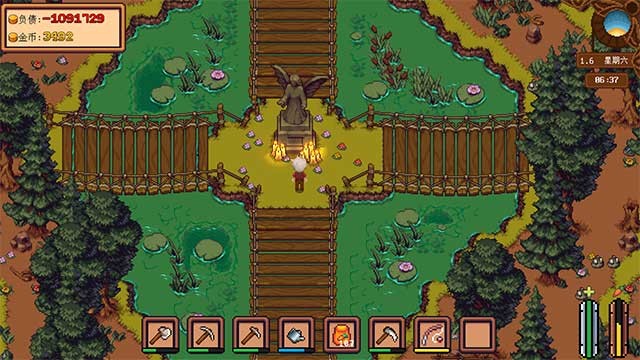 Xây dựng trang trại, quản lý tài nguyên và lập chiến lược để xóa nợ