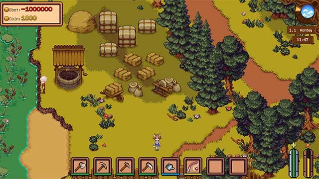 Tự do khám phá vùng đất rộng lớn của Farm Debt Repay Life