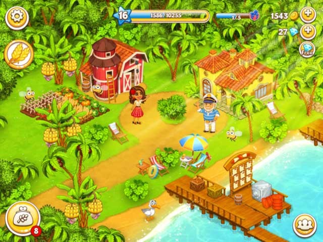 Xây dựng hòn đảo thiên đường của riêng bạn trong game Farm Paradise