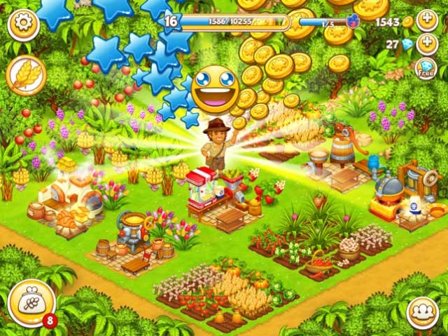 Trồng trọt và phát triển hòn đảo thật thịnh vượng