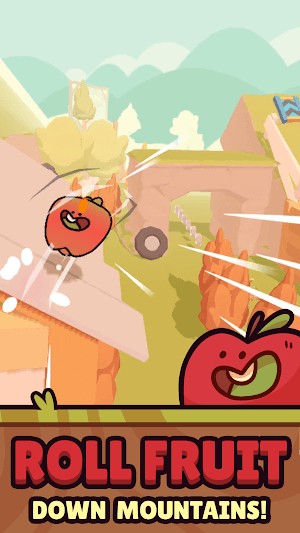 Bạn lăn trái cây xuống núi, tới chợ bán để kiếm tiền trong Farm Punks