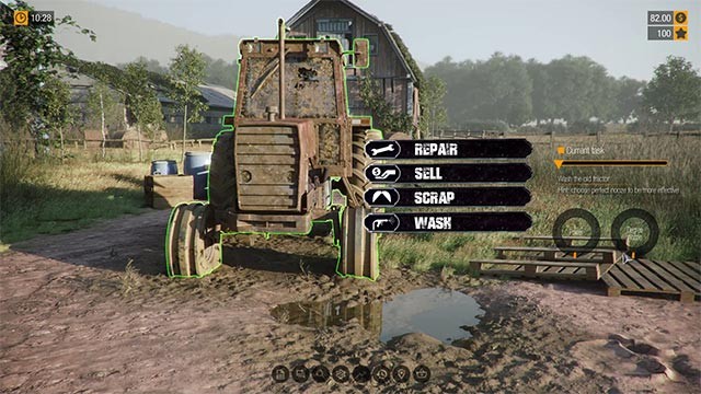 Sửa chữa máy móc, tận dụng tối đa những gì còn sót lại trong Farm Renovator