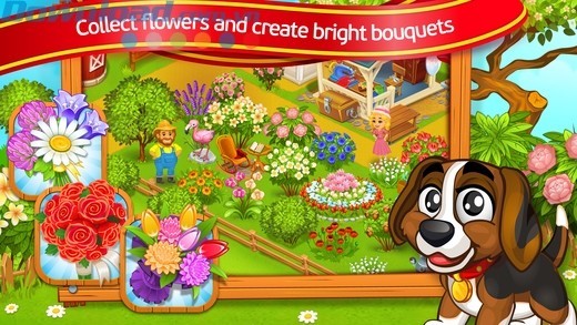 trồng thật nhiều loài hoa và tạo ra khu vườn sặc sỡ