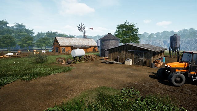 Nâng cấp các công trình như nhà kho, xưởng... để phát triển kinh doanh và sản xuất trong Farmer's Diary game