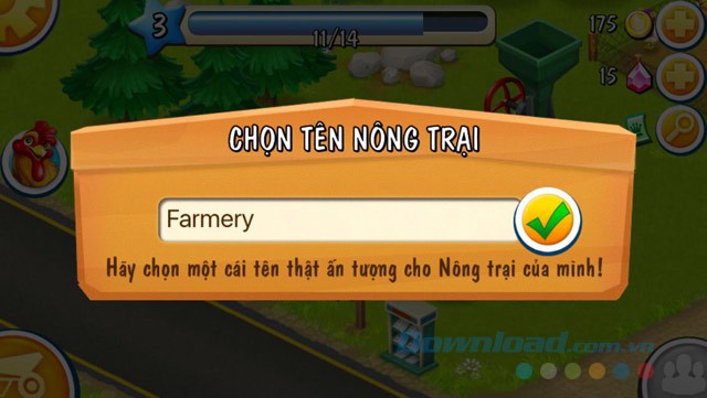 Đặt tên cho nông trại của mình