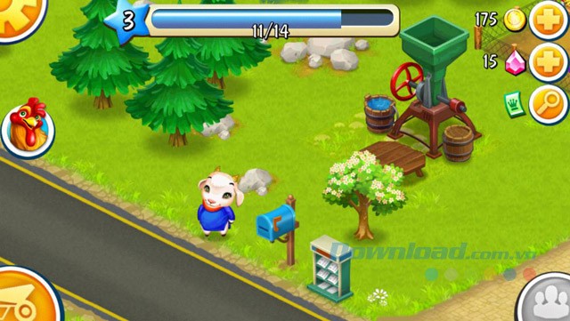 Sản xuất trong game Farmery