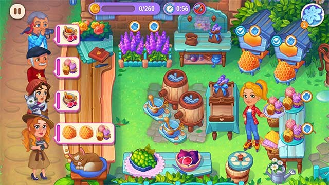 Nấu ăn siêu tốc và phục vụ những thực khách đói bụng trong game Farming Fever