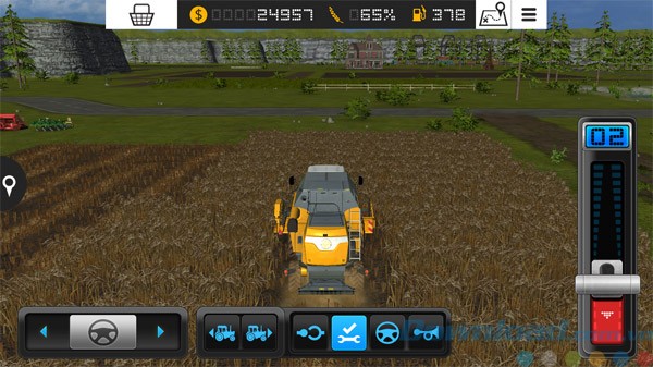 Thu hoạch lúa mì