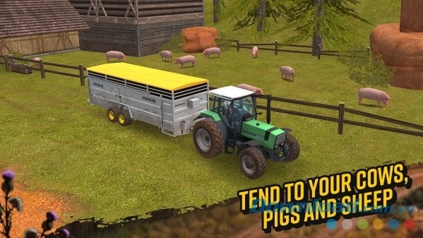 Farming Simulator 18 cho Android mang tới trải nghiệm nhiệm vụ chăn nuôi gia súc y hệt thực tế
