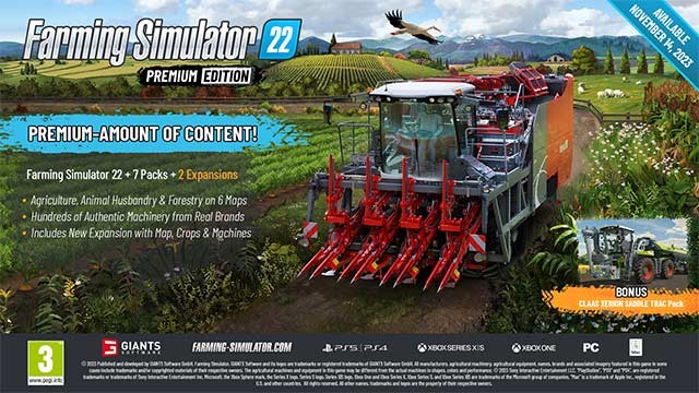 Khám phá các gói nội dung Premium Expansion & Edition trong Farming Simulator 2022 mới