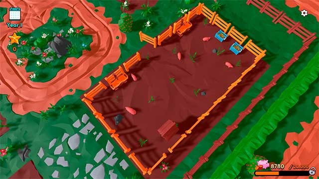 Chọn các vị trí trên địa hình của bạn để trồng hoặc nuôi động vật của bạn