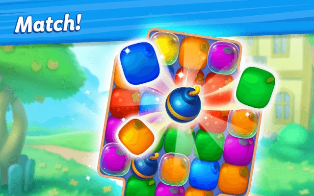 Giải các màn đố match-3 đầy màu sắc