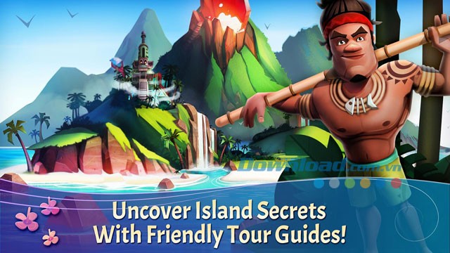 Xây dựng hòn đảo và khám phá những bí mật ẩn giấu