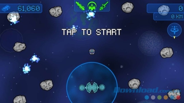 Thu thập các Plasma lấp lánh trong game vui miễn phí Farspace cho máy tính và Windows Phone