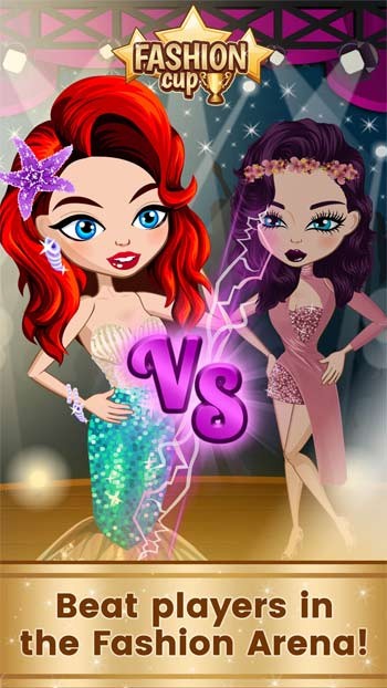 Cạnh tranh với người chơi khác trong đấu trường thời trang của Fashion Cup