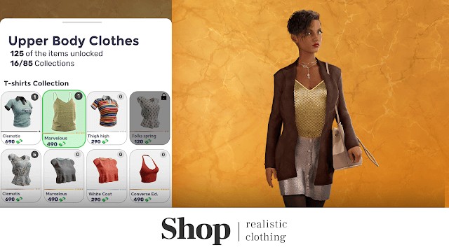 Vô số món đồ thời trang khác nhau để người chơi lựa chọn, kết hợp